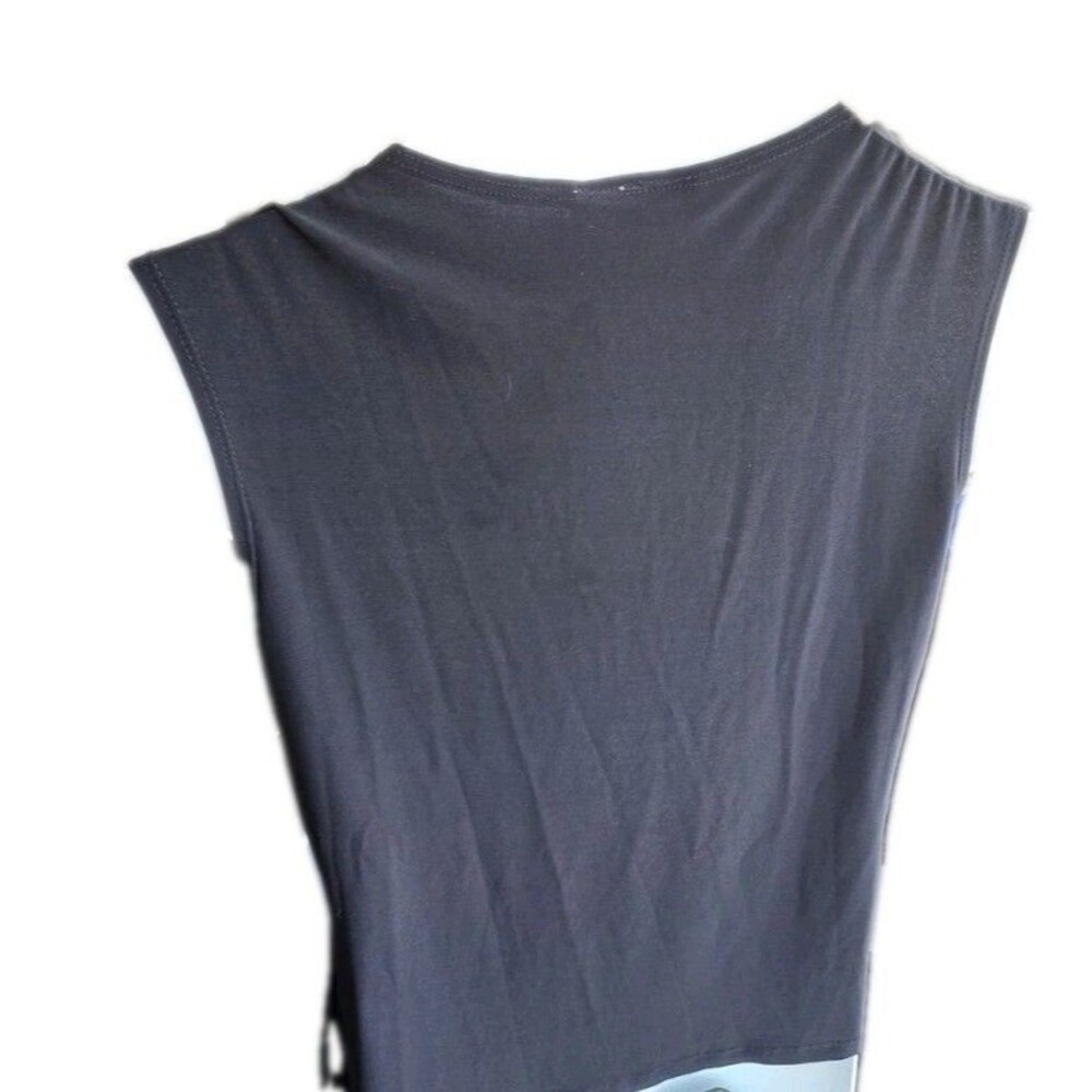Dress Barn Size Large Women's Sleeveless Shirt Spandex Black - Picture 5 of 7